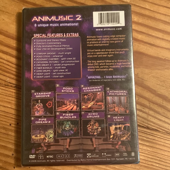 NWOT 2 Animusic DVDs - Picture 5 of 9